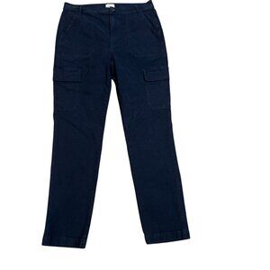J Crew Navy Blue Cargo Ankle Pants Size 27T